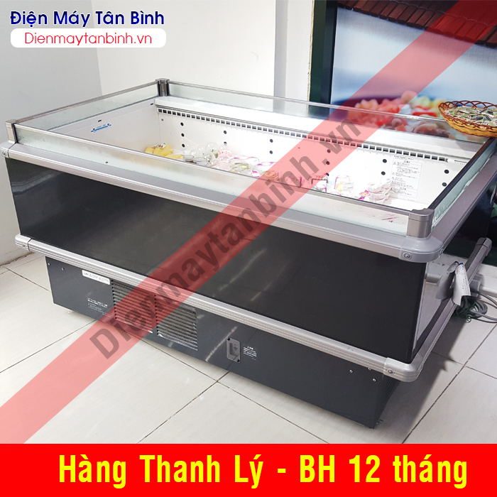Tủ đ&ocirc;ng cũ trưng b&agrave;y hải sản (h&agrave;ng nhập khẩu Th&aacute;i Lan)