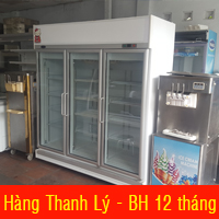 Thanh lý Tủ mát cũ 3 cửa 1500 lít Carrier