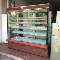 Tủ mát cũ bánh kem 5 tầng Đài Loan (Kính Vuông)