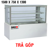 Tủ bánh sinh nhật 3 tầng 1m5 DAKO GK-15F3