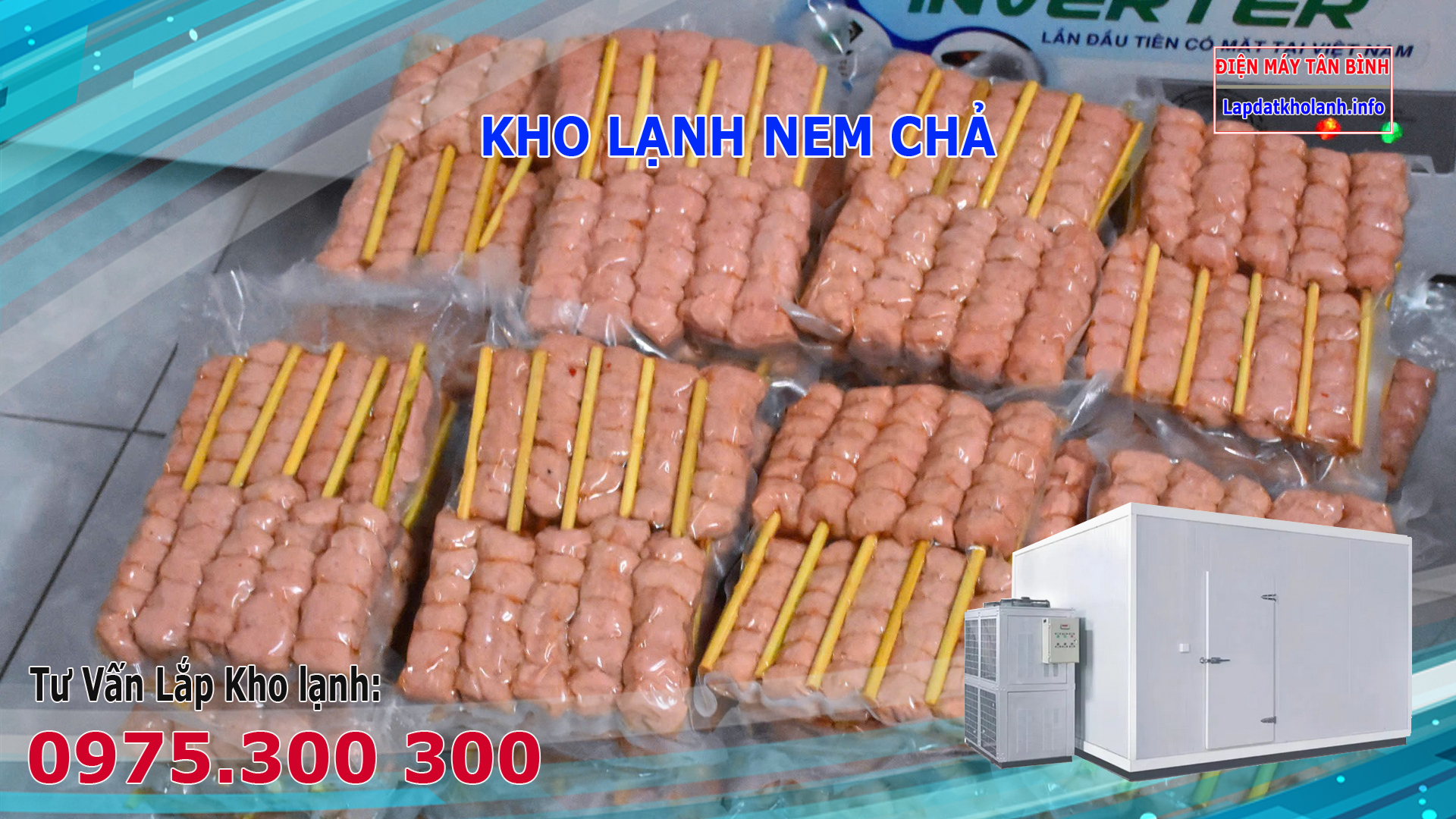 lắp đặt kho lạnh bảo quản nem chả