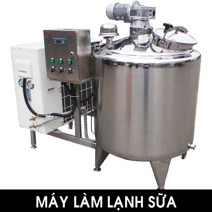 Máy làm lạnh sữa nấu có trục khấy Dako Việt Nhật 1