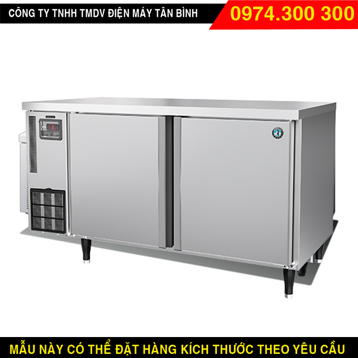 Tủ lạnh inox 2 c&aacute;nh nằm ngang Hoshizaki RTC-180SNA-ML