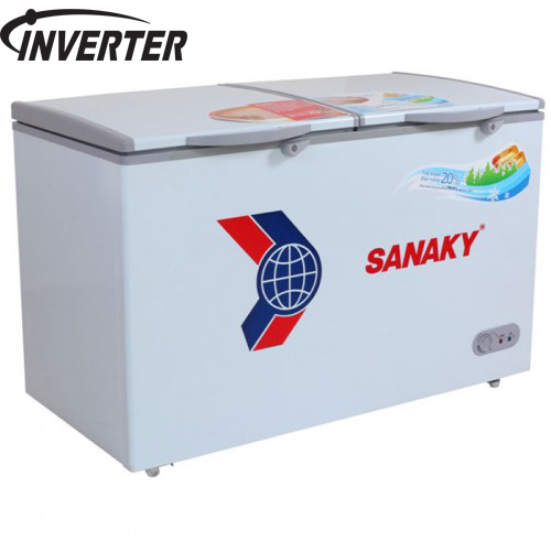Tủ đông 2 ngăn 400L lít Sanaky VH-4099W3 (inverter)