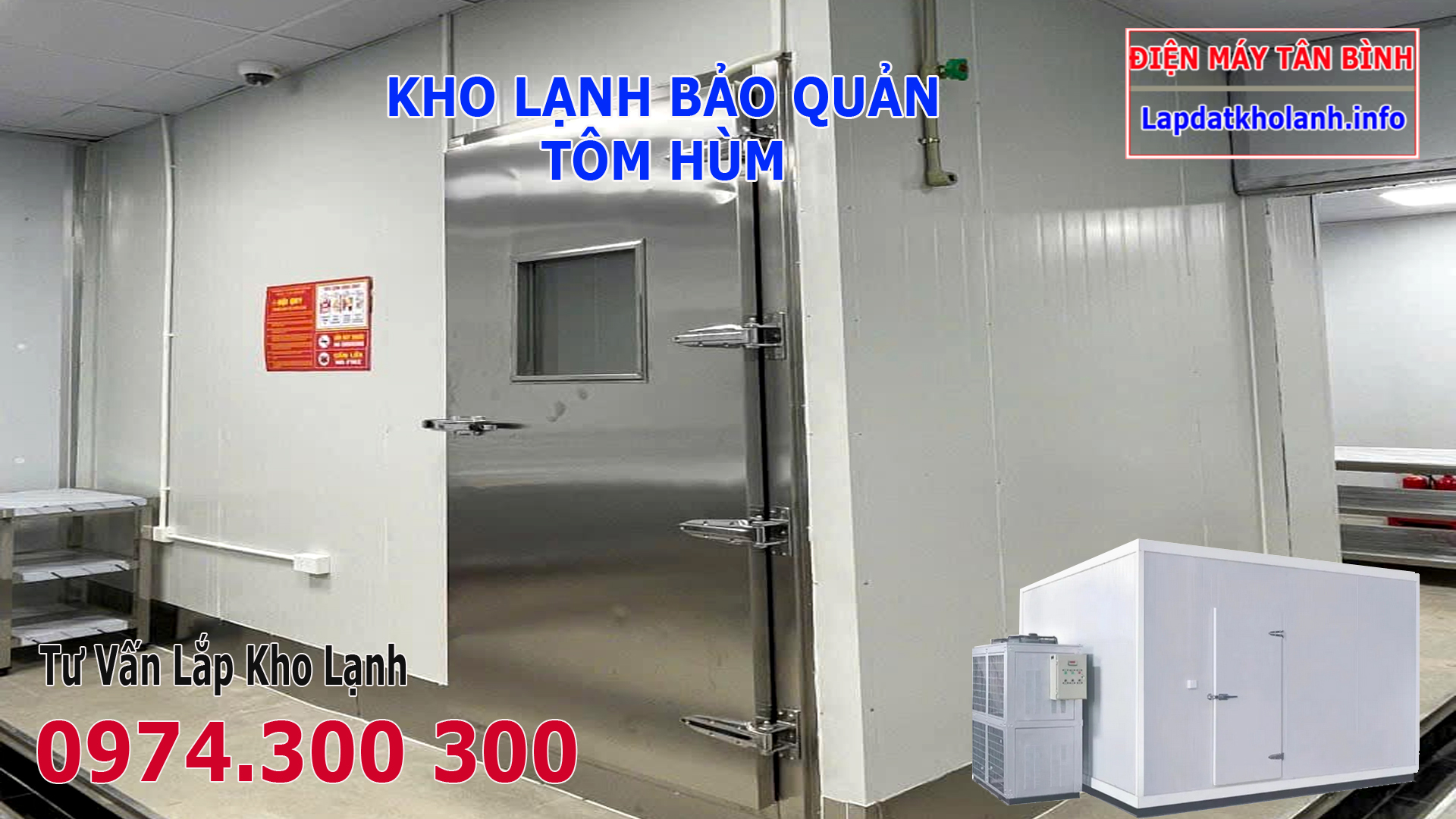 Lắp đặt kho lạnh bảo quản Tôm Hùm Bông tươi sống và Đông Lạnh