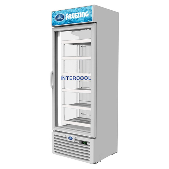 Tủ đông đứng cửa kính 410L Sanden Intercool SNR-0503
