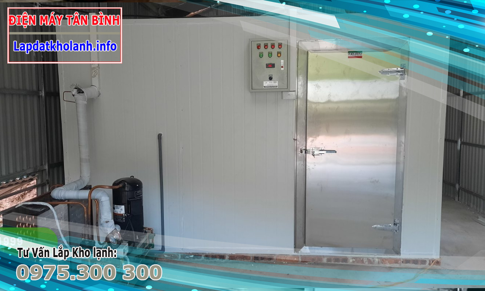 Lắp đặt kho lạnh 20 khối bảo quản thực phẩm