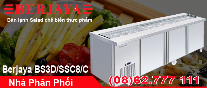 B&agrave;n lanh chế biến Berjaya BS3D/SSC8/C