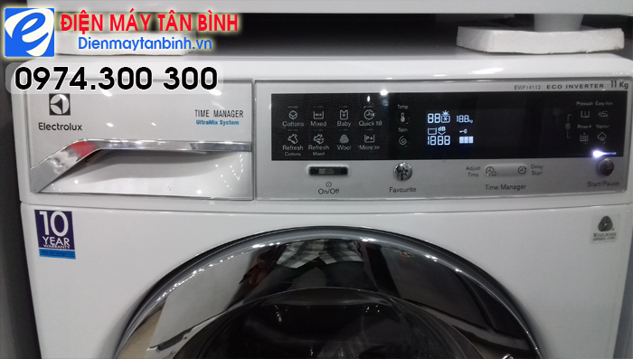 bảng điều khiển m&aacute;y giặt Electrolux EWF14112
