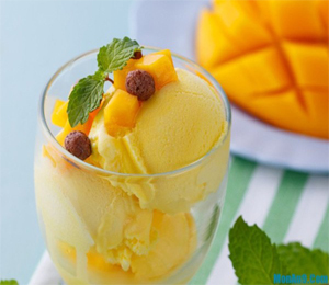 cach lam kem xoai
