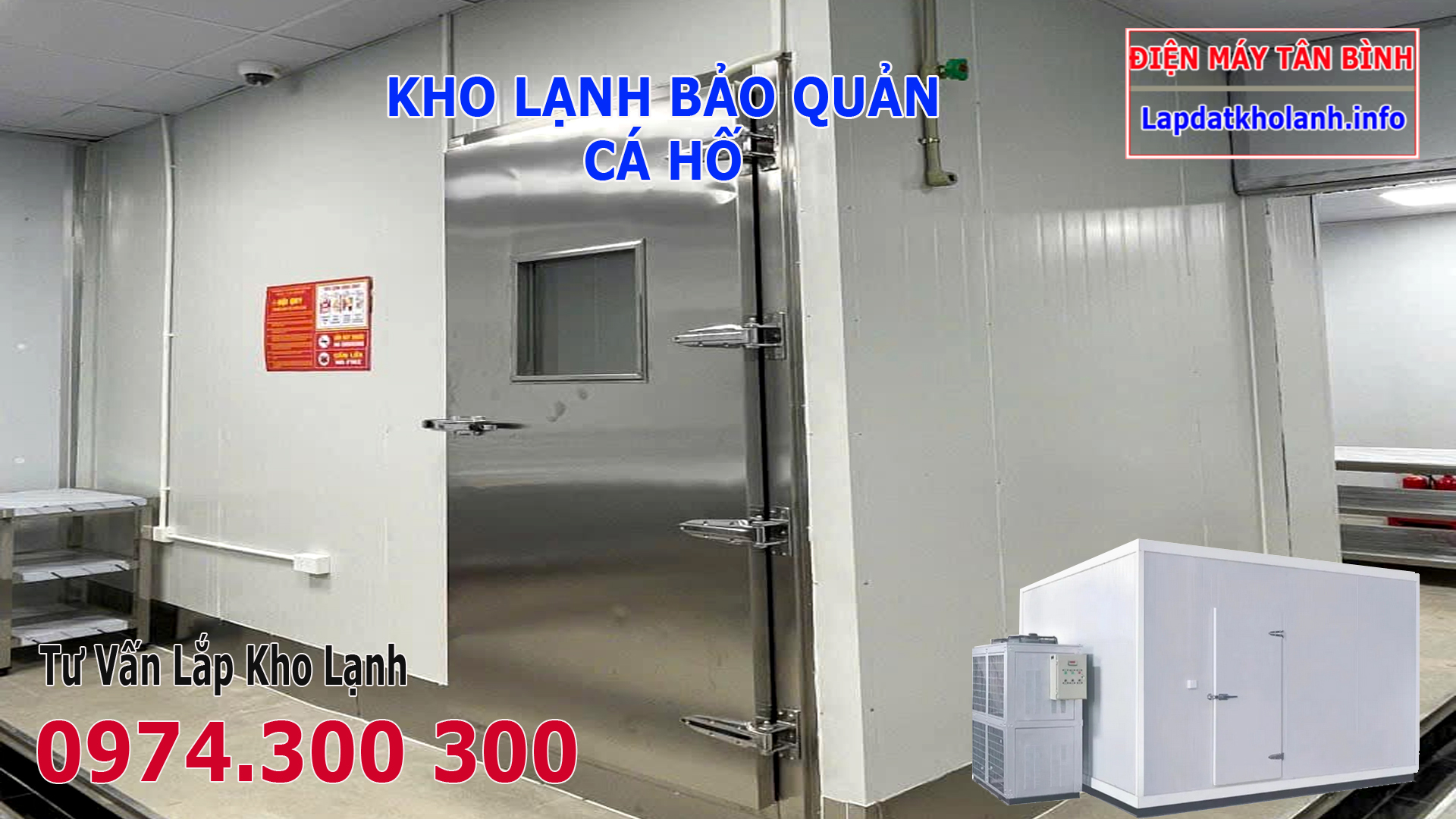 Lắp đặt kho lạnh bảo quản Cá Hố tươi và Đông Lạnh