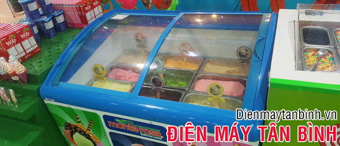 Tủ đ&ocirc;ng trưng b&agrave;y kem