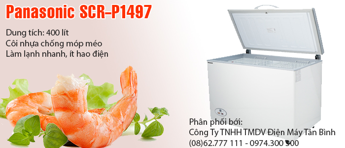 Chi tiết tủ đ&ocirc;ng Panasonic SCR-P1497