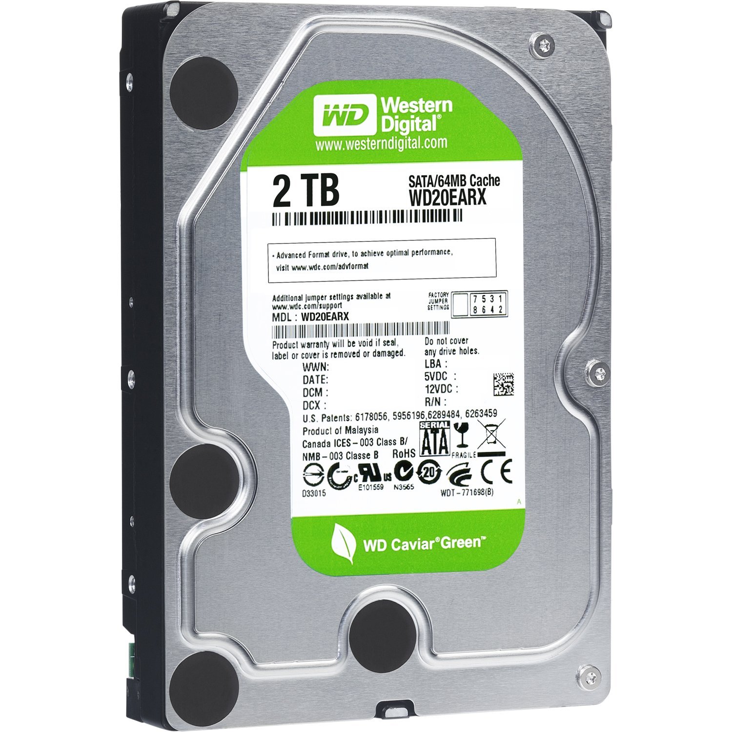 Ổ cứng Western 2TB GREEN