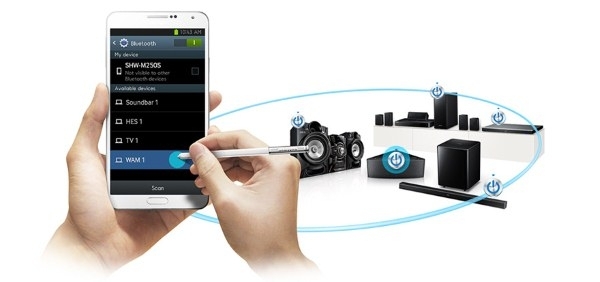 dieu khien dan am thanh qua bluetooth