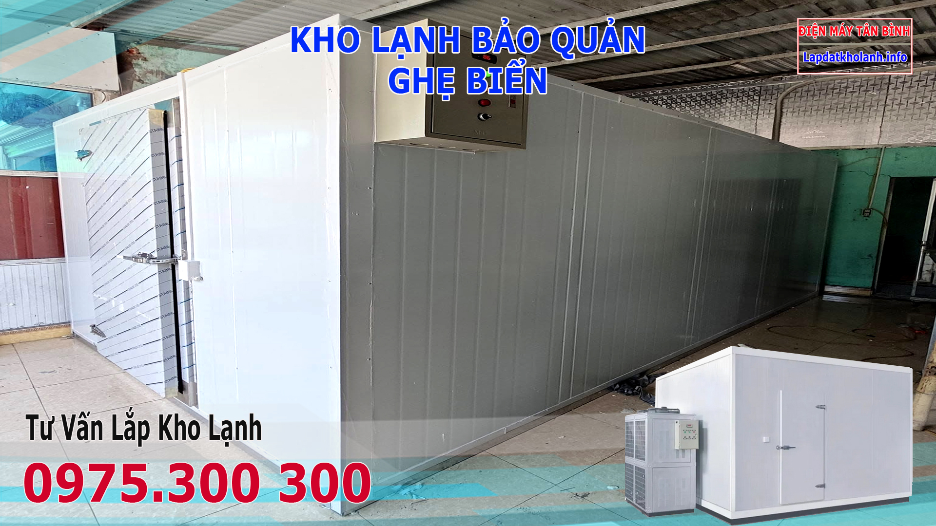 Lắp đặt kho lạnh bảo quản Ghẹ tươi sống và Đông Lạnh