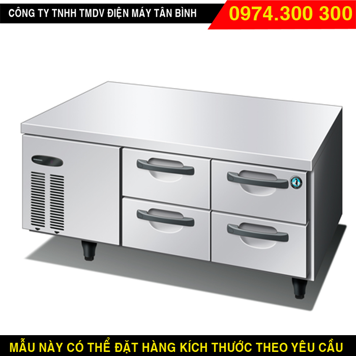 Bàn mát inox 4 hộc kéo Hoshizaki RTL-148MA-SD