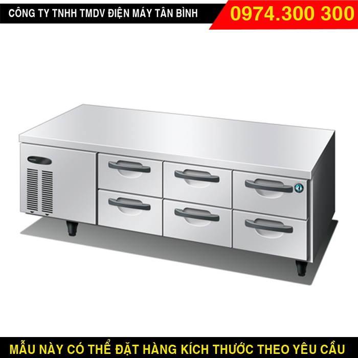 Bàn lạnh 6 ngăn kéo ra Hoshizaki RTL-188MA-SD