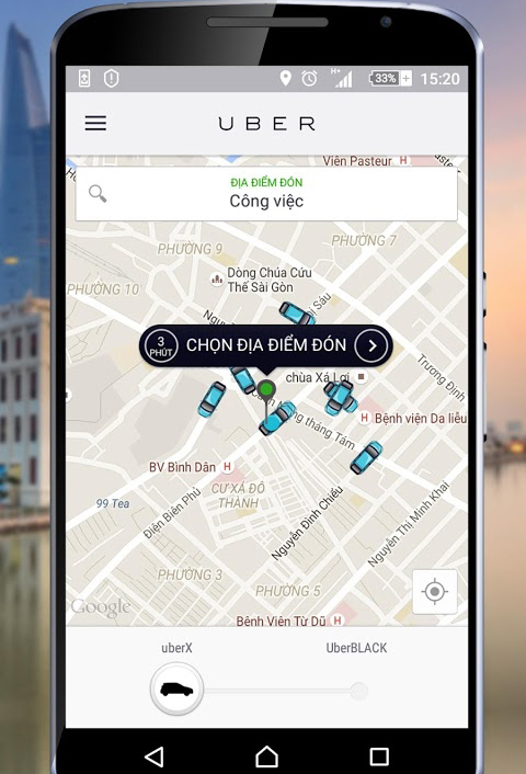Hướng dẫn sử dụng uber