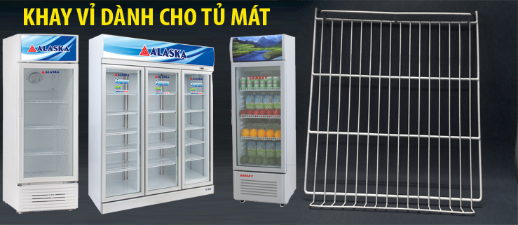 khay vỉ tủ m&aacute;t Alaska Sanaky