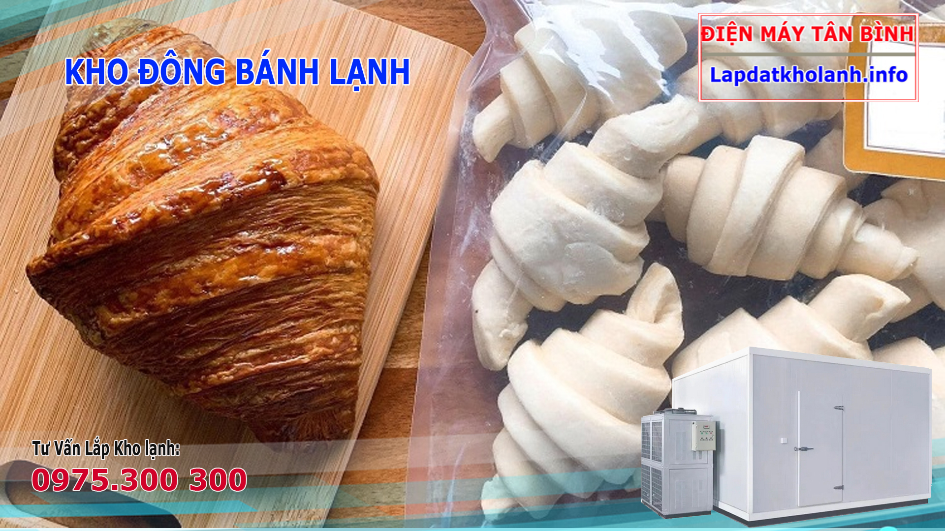 kho cấp đông bảo quản bánh lạnh