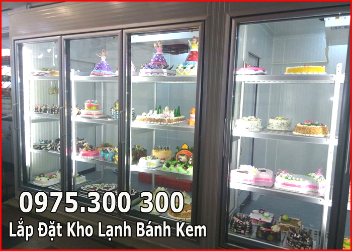 kho lạnh bánh kem sinh nhật
