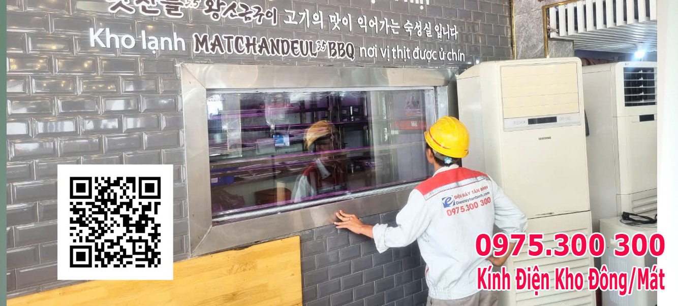 kính điện kho lạnh