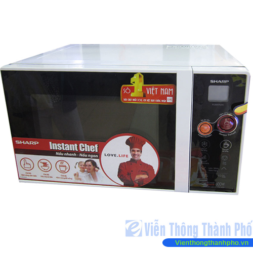 Lò vi sóng điện tử 22L lít Sharp R-289VN(W)