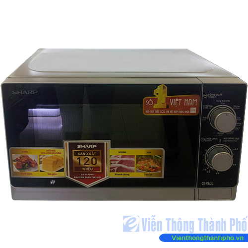 Lò vi sóng điện tử có nướng Sharp R-G222VN-S