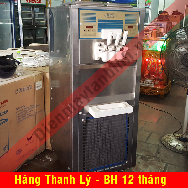 Máy lảm kem tươi cũ MTC USA (3 lốc lạnh, 3 pha)