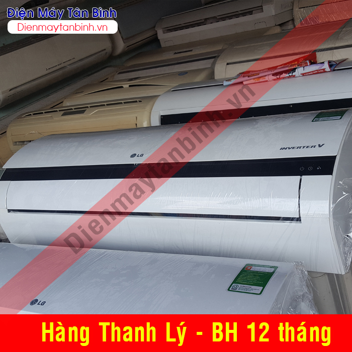 Thanh lý Máy lạnh cũ LG 1hp inverter (mới 95%)