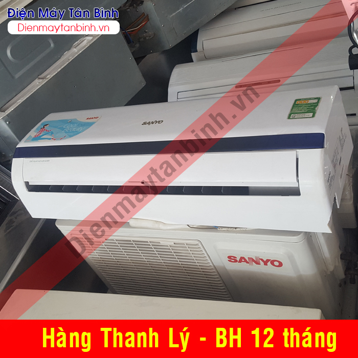 Thanh lý Máy lạnh cũ Sanyo 1hp (mới 90%)