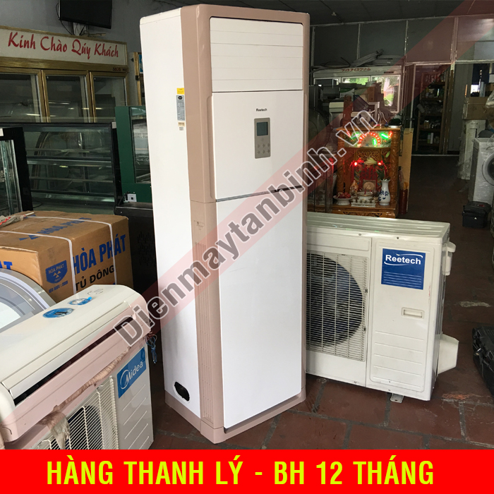 Máy lạnh cũ tủ đứng 3Hp Reetech (mới 90%)