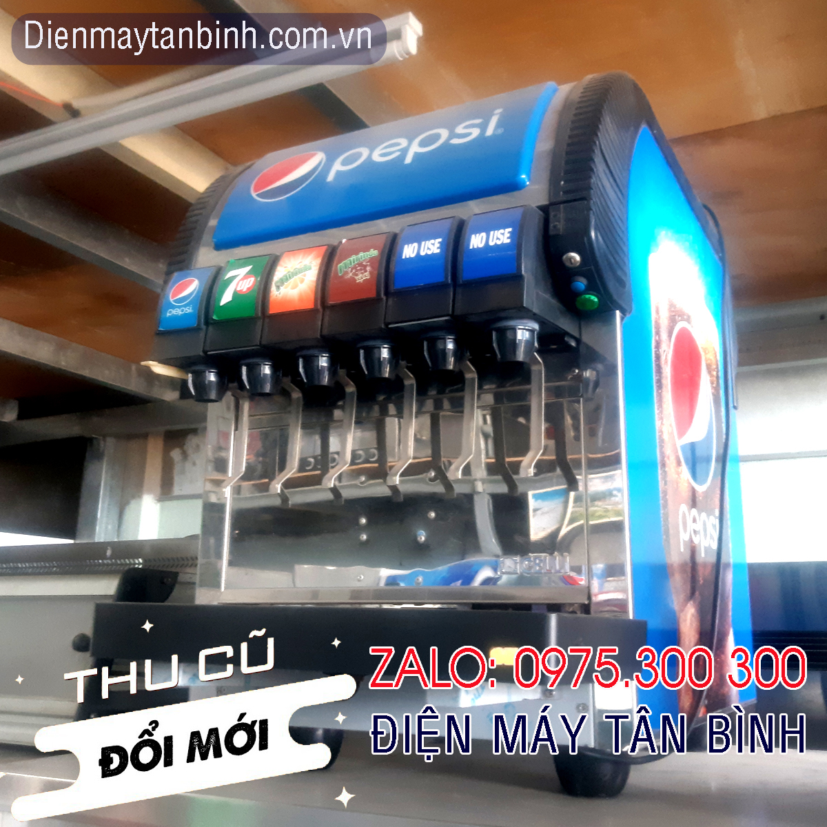 Bán Máy rót bán nước ngọt Pepsi 6 vòi