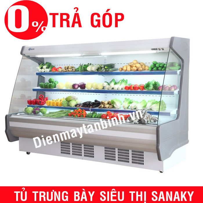 Tủ mát trưng bày siêu thi Sanaky VH-25HP