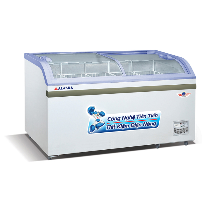 Tủ đông kiếng cong 600L lít Alaska SD-601B