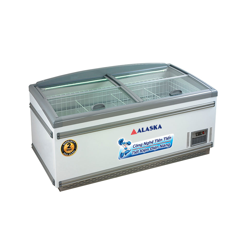 Tủ đông kiếng cong 700l lít Alaska SDC-700Y