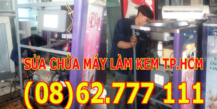 sửa chữa m&aacute;y l&agrave;m kem tươi