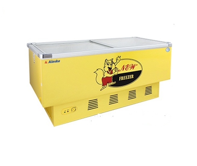Tủ đông trưng bày siêu thị Alaska SD-6Y (600 lít - màu vàng)