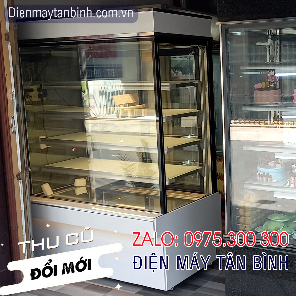 Tủ bánh kem sinh nhật 5 tầng NorthWind (Dài 1m5)