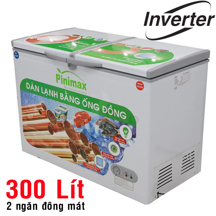 Tủ đông 2 ngăn 300L Pinimax PNM-29WF3 (inverter)