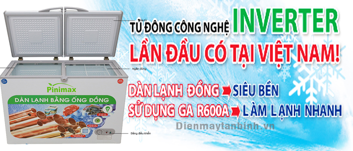 Tủ đ&ocirc;ng m&aacute;t inverter Pinimax