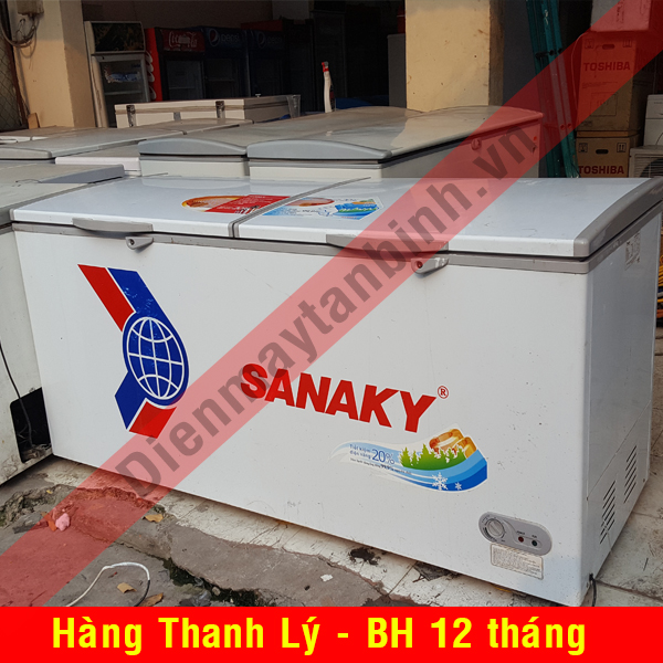 Tủ đông cũ Sanaky 800 lít dàn lạnh ống đồng