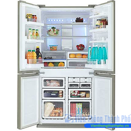 Tủ lạnh 4 cửa 556L lít Sharp SJ-FB74V-SL