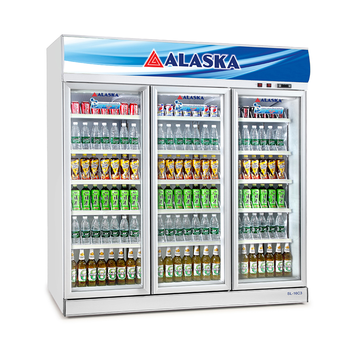 Tủ mát 3 cánh 1500 lít Alaska SL-16C3