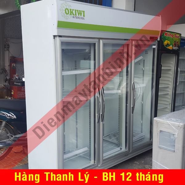 Tủ mát cũ 3 cửa 1500 lít Okiwi (mới 90%)