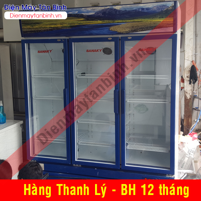 Bán thanh lý Tủ mát cũ 3 cửa Sanaky 1500 lít