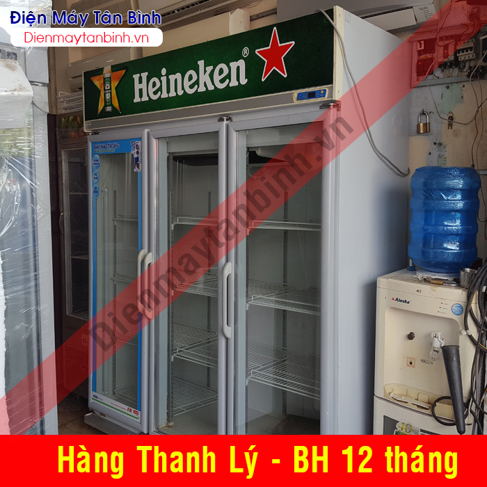 Tủ mát cũ 3 cánh trưng bày hiệu The Cool (Thái Lan)