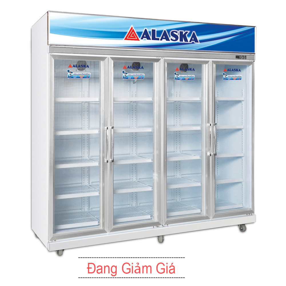 Tủ mát 4 cánh kính 2000L Alaska SL-24C4