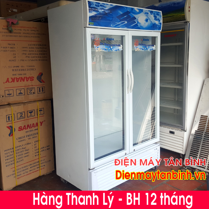 Tủ mát cũ Alaska 800 lít 2 cánh